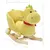 Prolenta Premium - Dragon à bascule avec dossier Peluche 60x32x53 cm Vert c