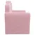 Prolenta Premium - Canapé pour enfants 2 places Rose Peluche douce