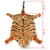 Prolenta Premium - Tapis en peluche en forme de tigre 144 cm Marron