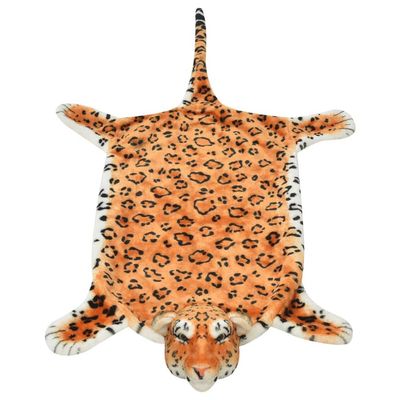 Prolenta Premium - Tapis en peluche en forme de léopard 139 cm Marron