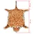 Prolenta Premium - Tapis en peluche en forme de léopard 139 cm Marron