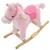 Prolenta Premium - Cheval à bascule Peluche 65x32x58 cm Rose