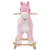 Prolenta Premium - Cheval à bascule Peluche 65x32x58 cm Rose