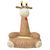 Prolenta Premium - Chaise en peluche pour enfants Girafe Marron