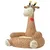 Prolenta Premium - Chaise en peluche pour enfants Girafe Marron