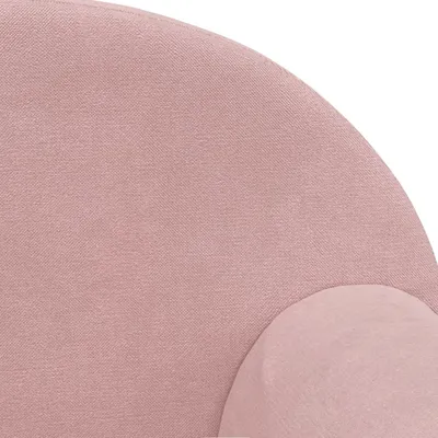 Prolenta Premium - Canapé pour enfants Rose Peluche douce
