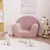 Prolenta Premium - Canapé pour enfants Rose Peluche douce