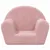 Prolenta Premium - Canapé pour enfants Rose Peluche douce