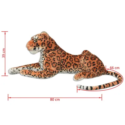 Prolenta Premium - Léopard en peluche Marron XXL