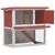 90 x 45 x 80 cm , Rouge,
