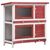 90 x 45 x 90 cm , Rouge,