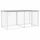 203 x 98 x 90 cm , Grau, Stahl