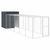 165 x 659 x 181 cm , Gris, Acier