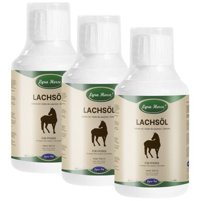 Lyra Horse® Barfer's Solution 100 % huile de saumon pour chevaux
