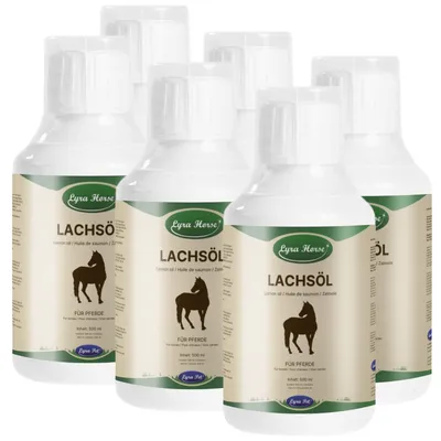 Lyra Horse® Barfer's Solution 100 % huile de saumon pour chevaux Lyra Horse® Barfer's Solution 100 % huile de saumon pour chevaux