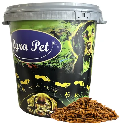 Lyra Pet® Mélange de vers de farine et de larves de mouche soldat Lyra Pet® Mélange de vers de farine et de larves de mouche soldat