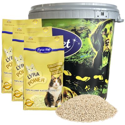 Lyra Pet® Tofu Litière pour chat agglomérante