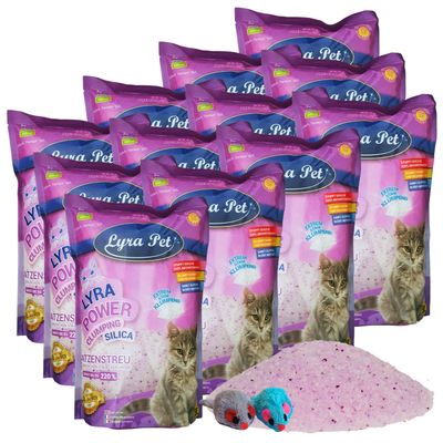 Lyra Pet® Lyra Power® Silica Silicate Litière agglomérante pour chats