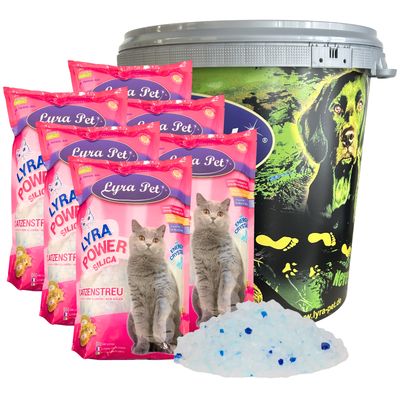 Lyra Pet® Lyra Power® Silica Litière pour chats au silicate