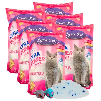 Lyra Pet® Lyra Power® Silica Litière pour chats au silicate Lyra Pet® Lyra Power® Silica Litière pour chats au silicate