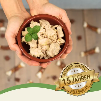Lecker.Pet® Luna's 100 % poulet et dinde Nourriture humide pour chiens