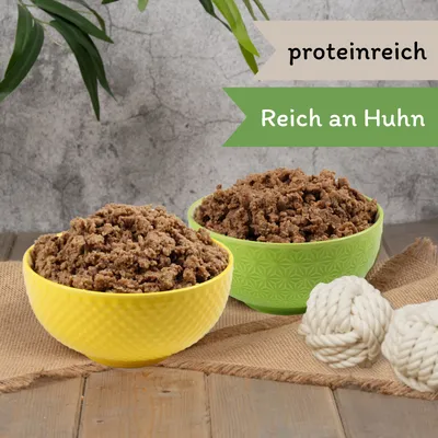 Lecker.Pet® Paula's Feine Paté Poulet Nourriture complète pour chiens