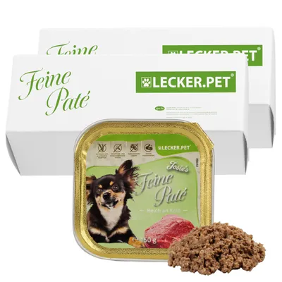 Lecker.Pet® Josie's Feine Paté Riche en Veau Nourriture humide pour chiens