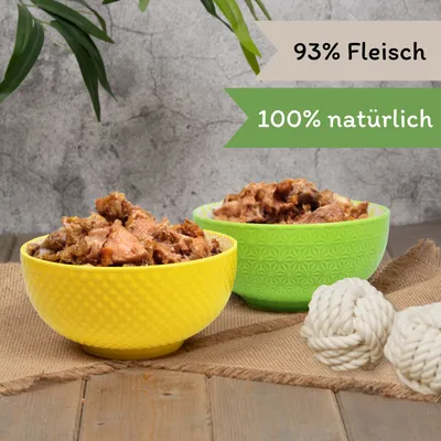 Lecker.Pet® Paula's 100 % poulet et carotte Nourriture humide pour chiens