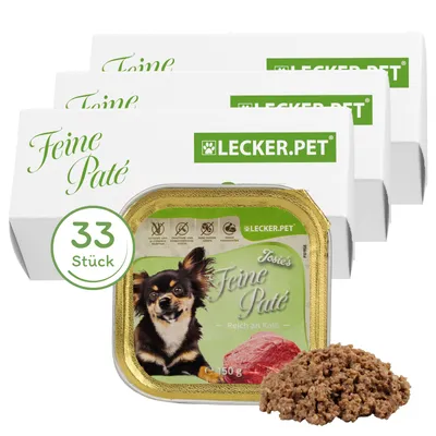 Lecker.Pet® Josie's Feine Paté Riche en Veau Nourriture humide pour chiens