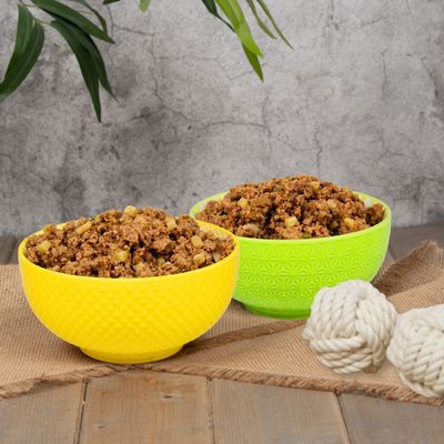 Lecker.Pet® Gino's Saftige Fleischmahlzeit mit Huhn & Kartoffeln Nassfutter