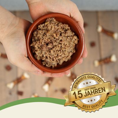 Lecker.Pet® Mia's Feine Paté, riche en saumon, nourriture humide pour chats
