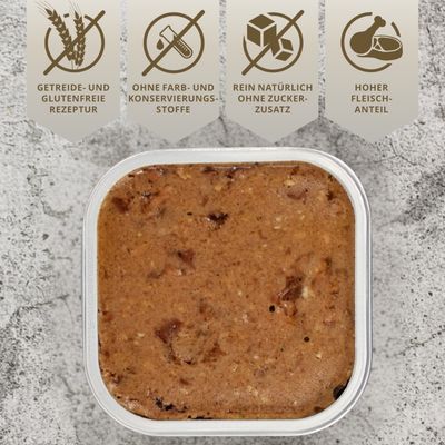 Lecker.Pet® Balu's Feine Paté riche en dinde nourriture humide pour chats