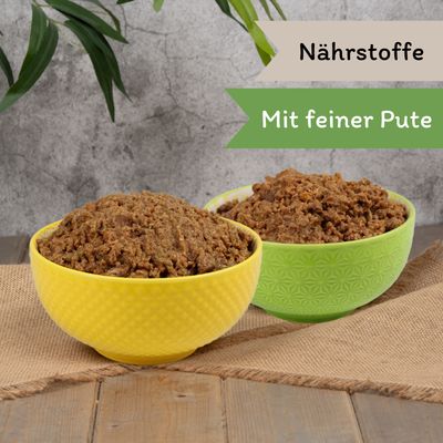 Lecker.Pet® Balu's Feine Paté riche en dinde nourriture humide pour chats
