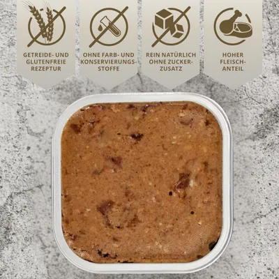 Lecker.Pet® Balu's Feine Paté Riche en Dinde Nourriture humide pour chats Lecker.Pet® Balu's Feine Paté Riche en Dinde Nourriture humide pour chats