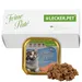 Lecker.Pet® Mia's Feine Paté Reich an Lachs Katzenfutter Nassfutter