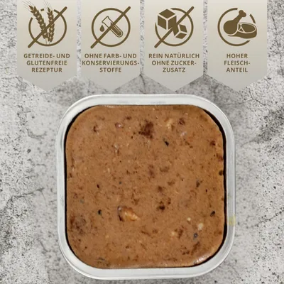 Lecker.Pet® Mia's Feine Paté Riche en saumon Nourriture humide pour chats