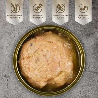 Lecker.Pet® Balu's 100 % poulet et dinde nourriture humide pour chats