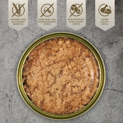 Lecker.Pet® Balu's repas de viande juteuse au poulet humide pour chats Lecker.Pet® Balu's repas de viande juteuse au poulet humide pour chats