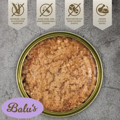 Lecker.Pet® Balu's, Emily's & Leo's Repas juteux à base de viande pour chat Lecker.Pet® Balu's, Emily's & Leo's Repas juteux à base de viande pour chat