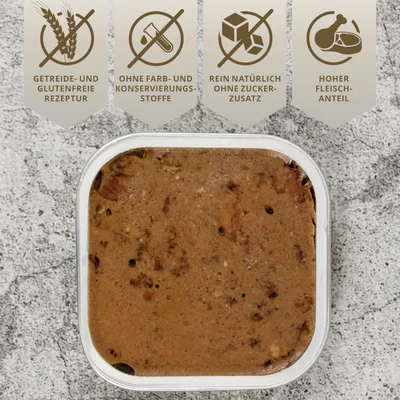 Lecker.Pet® Emily's Fine Paté Riche en Bœuf Nourriture humide pour chats Lecker.Pet® Emily's Fine Paté Riche en Bœuf Nourriture humide pour chats
