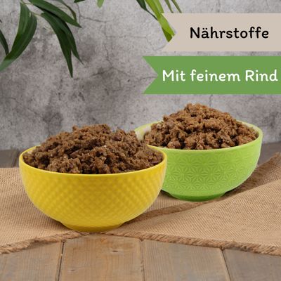 Lecker.Pet® Emily's Feine Paté, riche en bœuf, nourriture humide pour chats