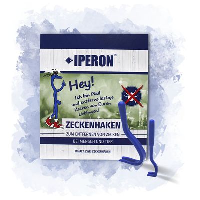 2 pcs. IPERON® crochet à tiques, set de 2 pièces