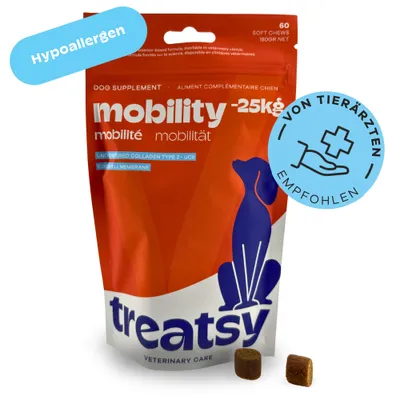 Treatsy Complément – Mobilité Articulations pour chiens de 1 à 25kg Treatsy Complément – Mobilité Articulations pour chiens de 1 à 25kg