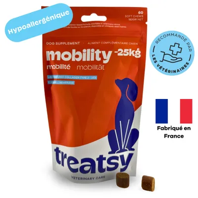 Treatsy Complément – Mobilité Articulations pour chiens de 1 à 25kg Treatsy Complément – Mobilité Articulations pour chiens de 1 à 25kg