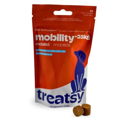 Treatsy Nahrungsergänzungsmittel – Mobilität für große Hunde (+25 kg)