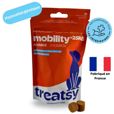 Treatsy Complément – Mobilité Articulations pour Grands chiens (+25kg) Treatsy Complément – Mobilité Articulations pour Grands chiens (+25kg)