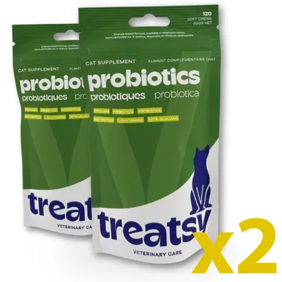 Treatsy Complément Alimentaire - Probiotiques pour chat