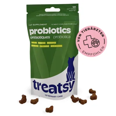 Treatsy Complément Alimentaire - Probiotiques pour chat