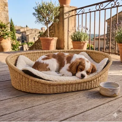 Coussin rectangle pour chien Naya Coussin rectangle pour chien Naya