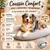 Coussin ovale déhoussable pour chien Coussin ovale déhoussable pour chien